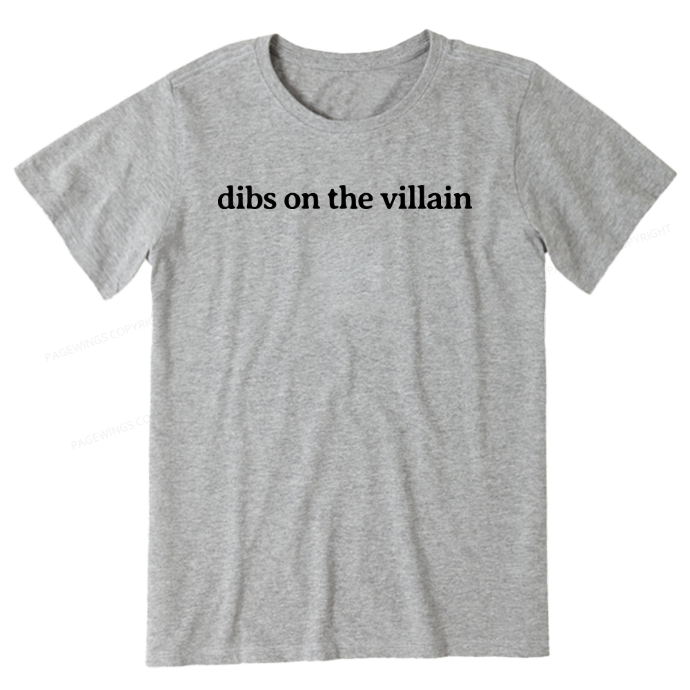 Pagewings Dibs On The Villain Unisex Classic T-shirt
