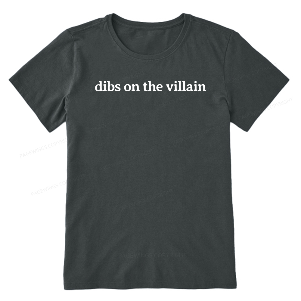 Pagewings Dibs On The Villain Unisex Classic T-shirt