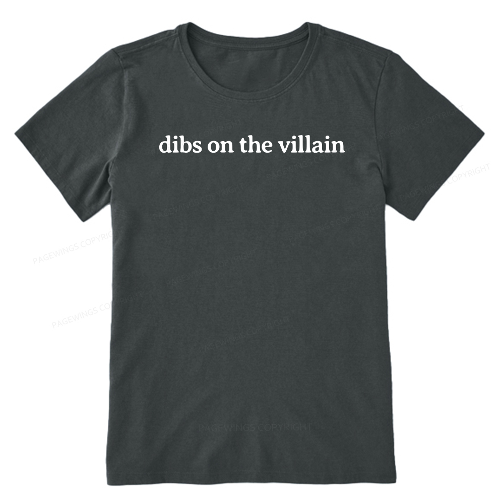 Pagewings Dibs On The Villain Unisex Classic T-shirt