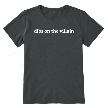 Pagewings Dibs On The Villain Unisex Classic T-shirt