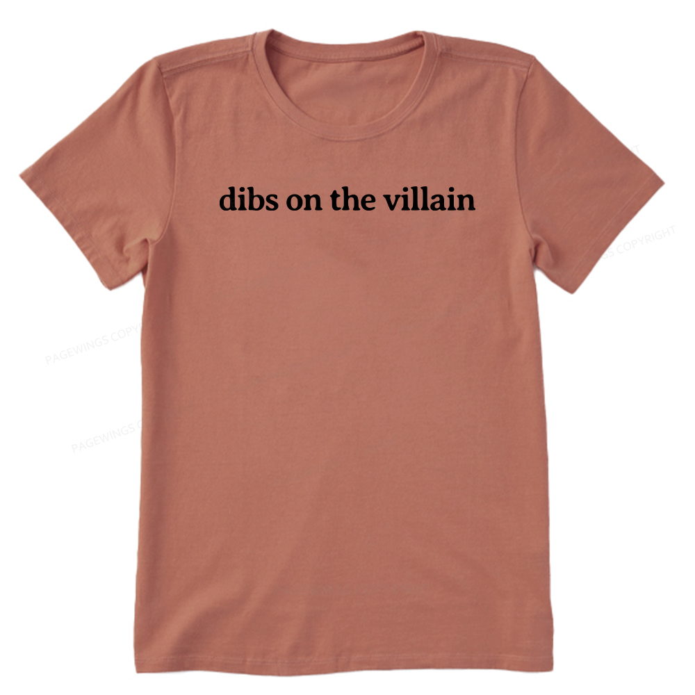 Pagewings Dibs On The Villain Unisex Classic T-shirt