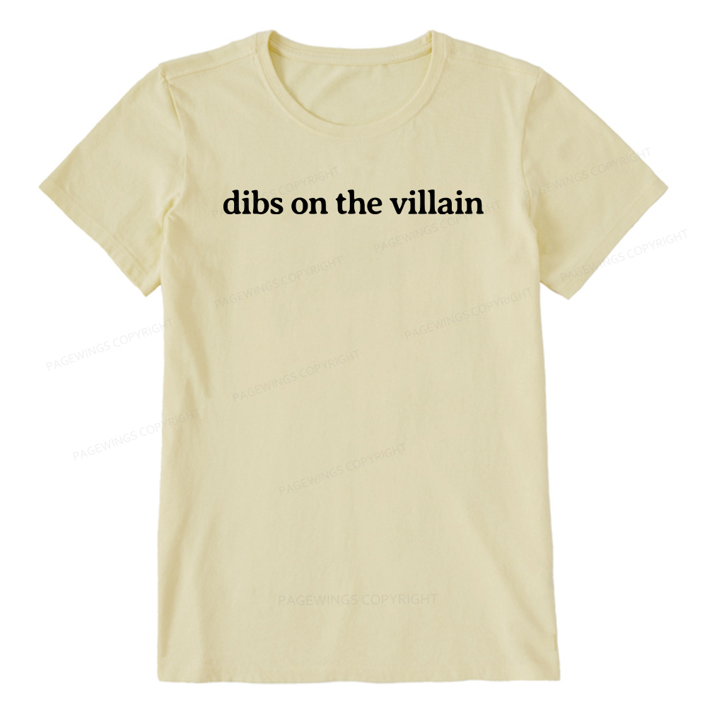 Pagewings Dibs On The Villain Unisex Classic T-shirt