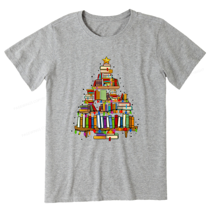 Pagewings Christmas Books Tree Unisex Classic T-shirt