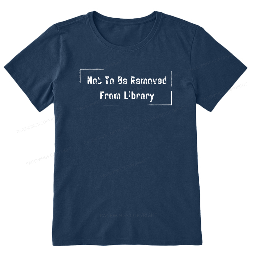 Pagewings Not To Be Removed From Library Unisex Classic T-shirt