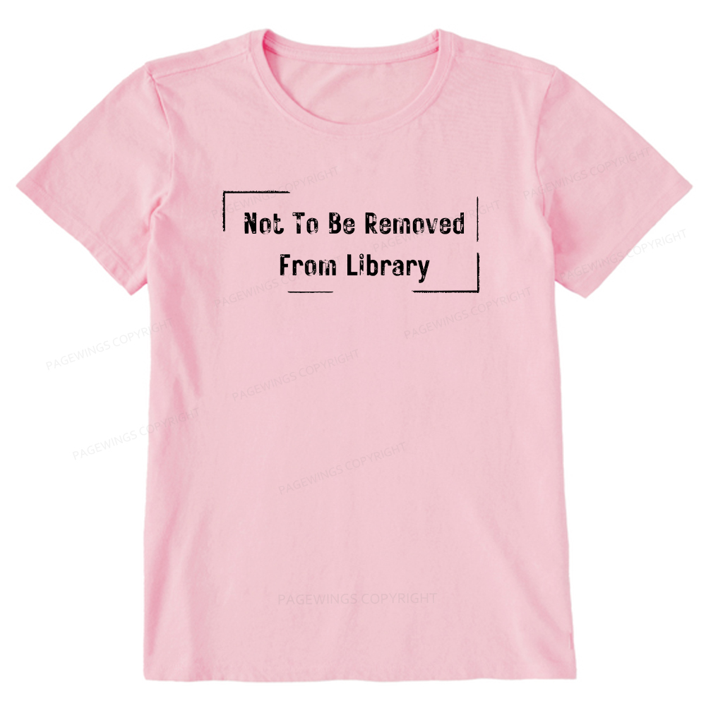 Pagewings Not To Be Removed From Library Unisex Classic T-shirt