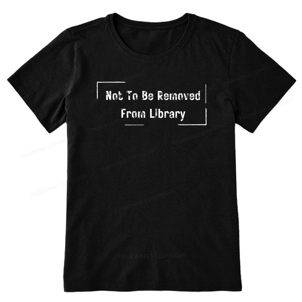 Pagewings Not To Be Removed From Library Unisex Classic T-shirt