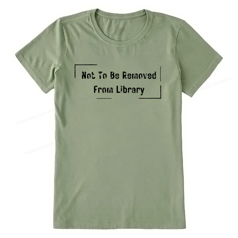 Pagewings Not To Be Removed From Library Unisex Classic T-shirt