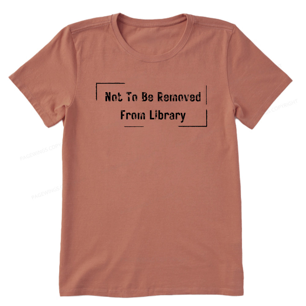Pagewings Not To Be Removed From Library Unisex Classic T-shirt