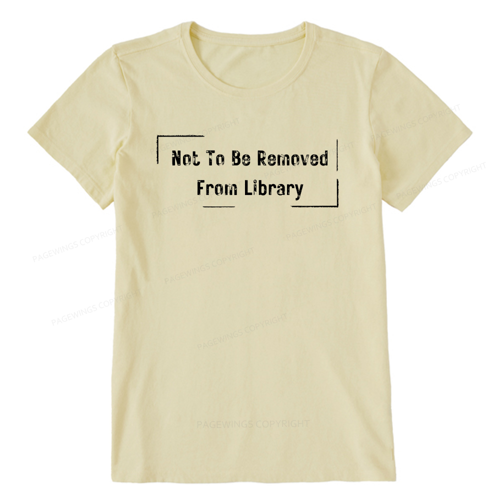 Pagewings Not To Be Removed From Library Unisex Classic T-shirt