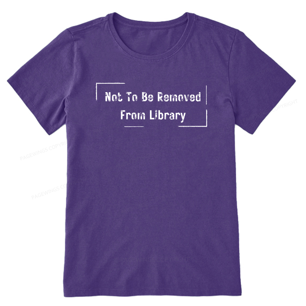 Pagewings Not To Be Removed From Library Unisex Classic T-shirt