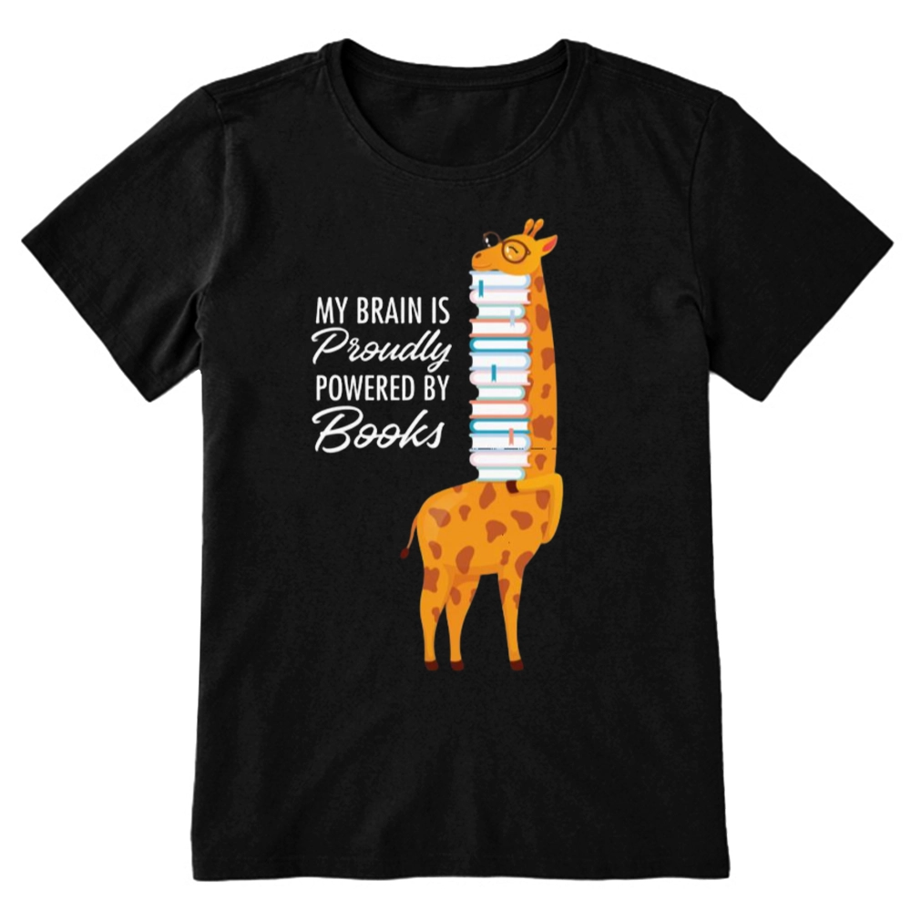 Pagewings My Brain Is Proudly Powered By Books Unisex Classic T-shirt