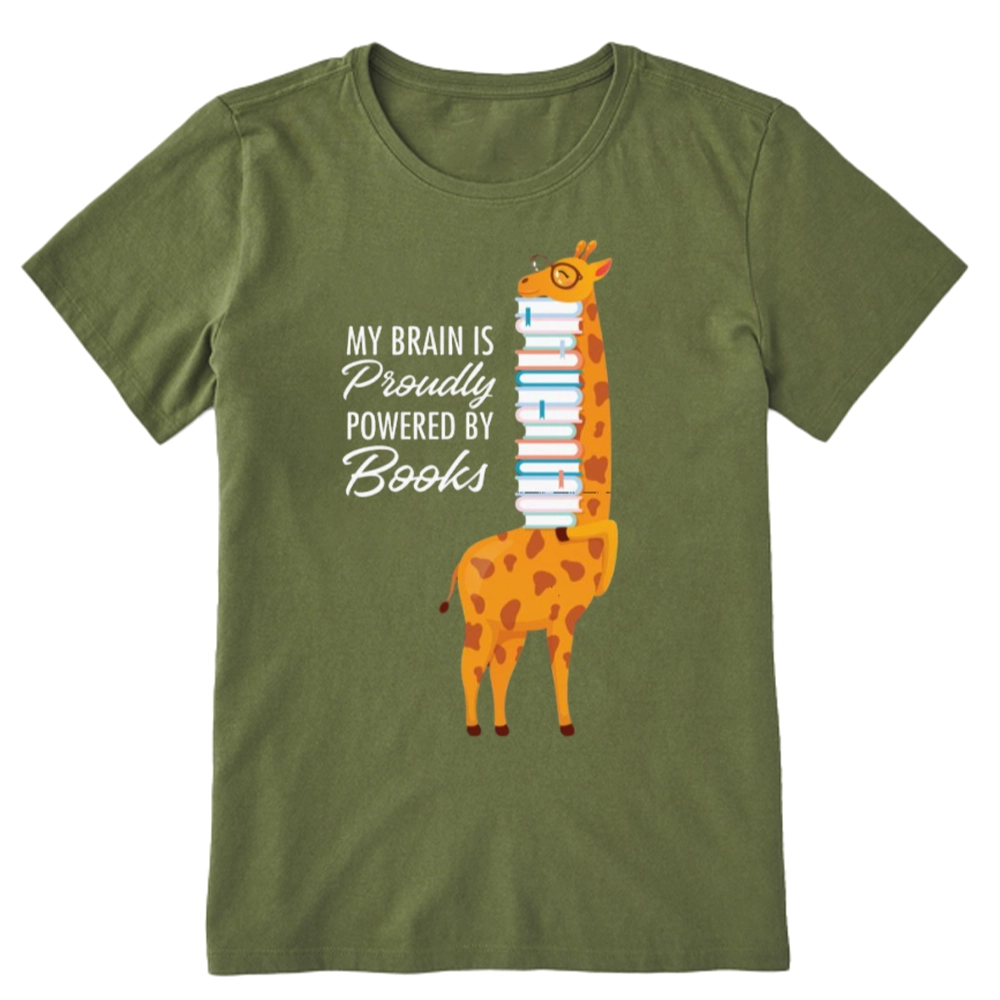 Pagewings My Brain Is Proudly Powered By Books Unisex Classic T-shirt