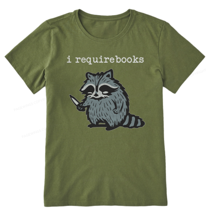Pagewings I Require Books Unisex Classic T-shirt
