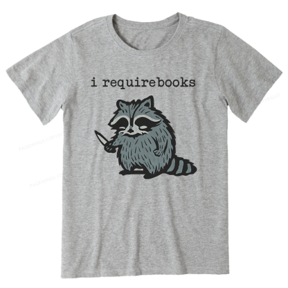 Pagewings I Require Books Unisex Classic T-shirt