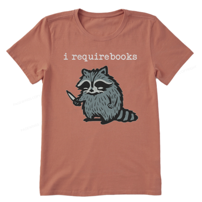 Pagewings I Require Books Unisex Classic T-shirt