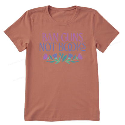 Pagewings Ban Guns Not Books Unisex Classic T-shirt