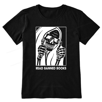Pagewings Read Banned Books Unisex Classic T-shirt