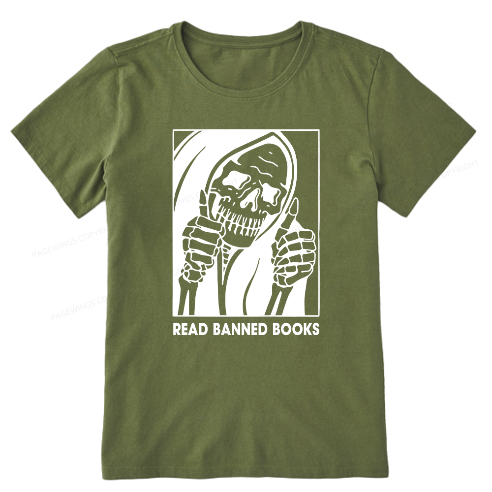 Pagewings Read Banned Books Unisex Classic T-shirt