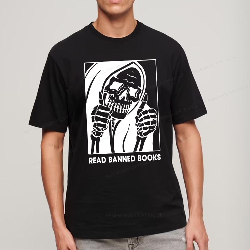 Pagewings Read Banned Books Unisex Classic T-shirt
