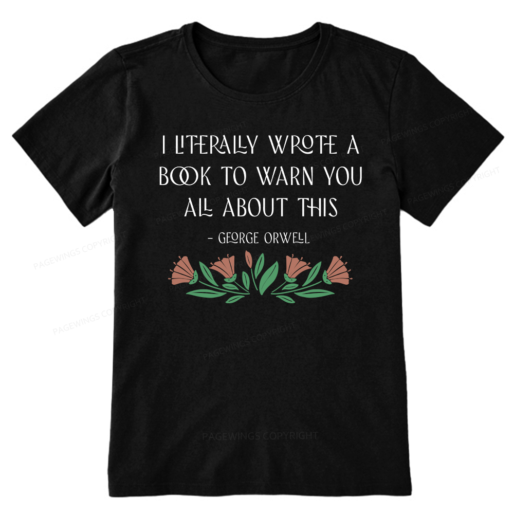 Pagewings I Literally Wrote A Book To Warn You All About This Unisex Classic T-shirt