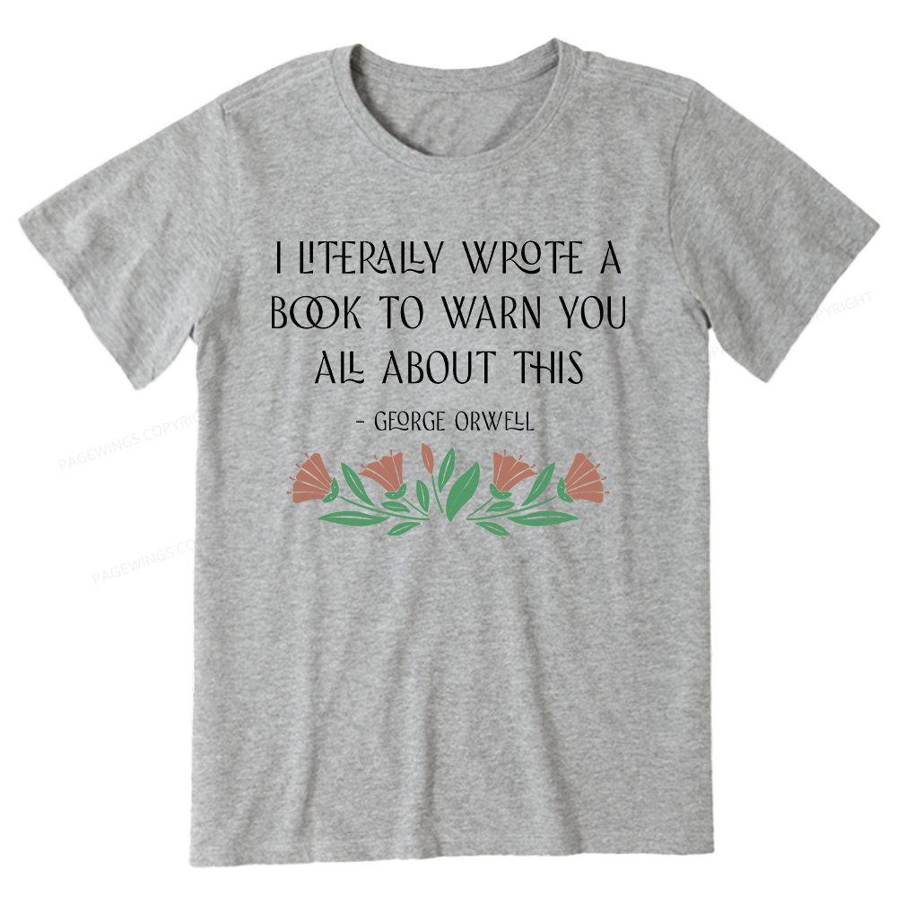 Pagewings I Literally Wrote A Book To Warn You All About This Unisex Classic T-shirt