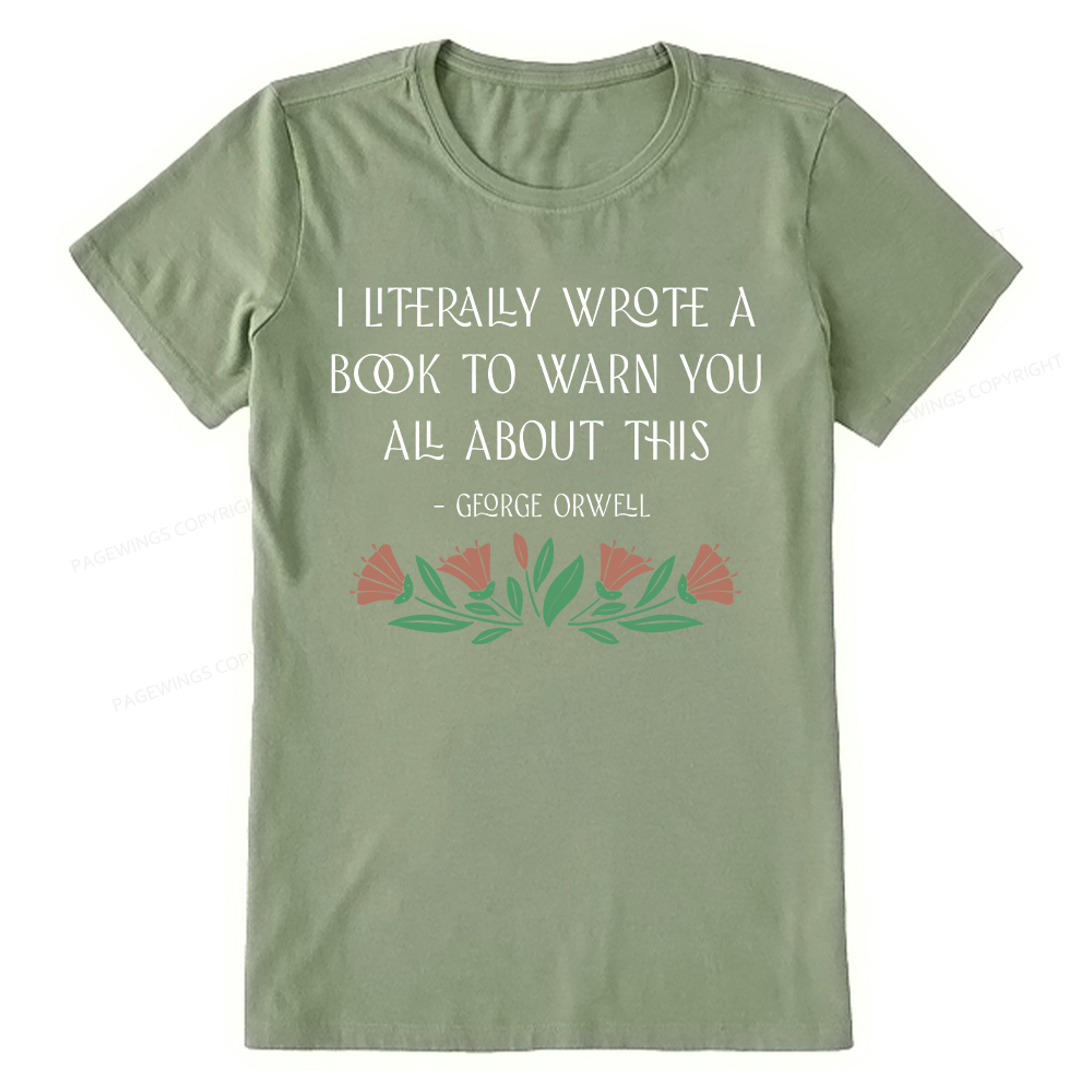 Pagewings I Literally Wrote A Book To Warn You All About This Unisex Classic T-shirt