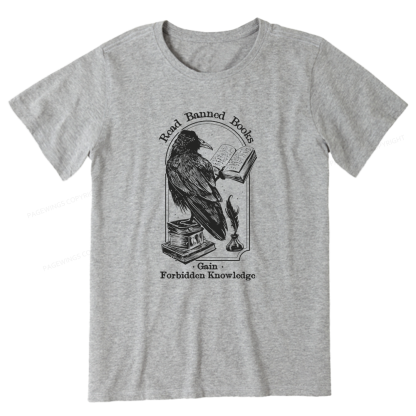 Pagewings Read Banned Books Gain Forbidden Knowledge Unisex Classic T-shirt