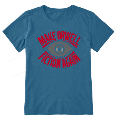 Pagewings Make Orwell Fiction Again Retro Unisex Classic T-shirt