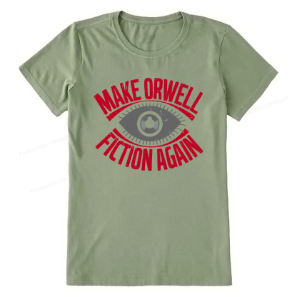 Pagewings Make Orwell Fiction Again Retro Unisex Classic T-shirt