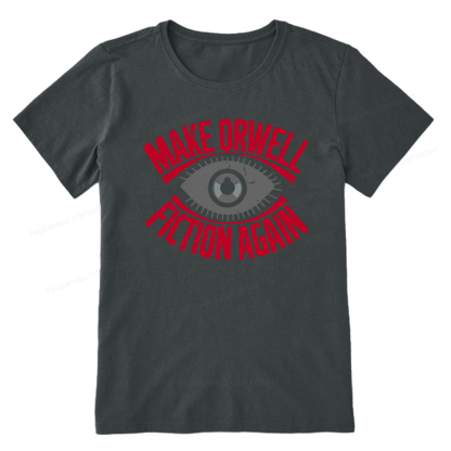 Pagewings Make Orwell Fiction Again Retro Unisex Classic T-shirt