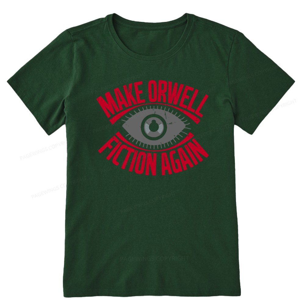 Pagewings Make Orwell Fiction Again Retro Unisex Classic T-shirt