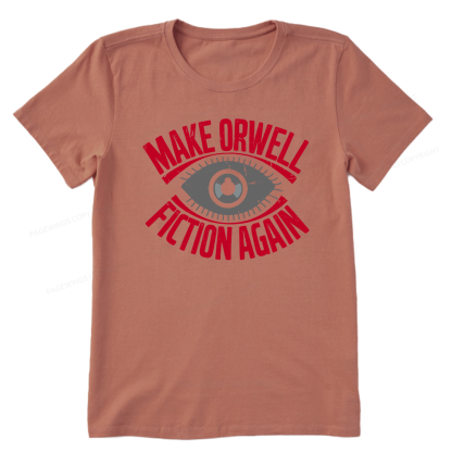 Pagewings Make Orwell Fiction Again Retro Unisex Classic T-shirt