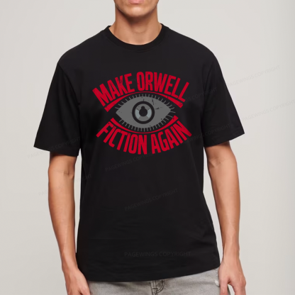 Pagewings Make Orwell Fiction Again Retro Unisex Classic T-shirt