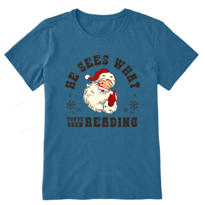 Pagewings He Sees What You've Been Reading Unisex Classic T-shirt
