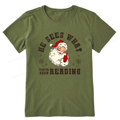Pagewings He Sees What You've Been Reading Unisex Classic T-shirt