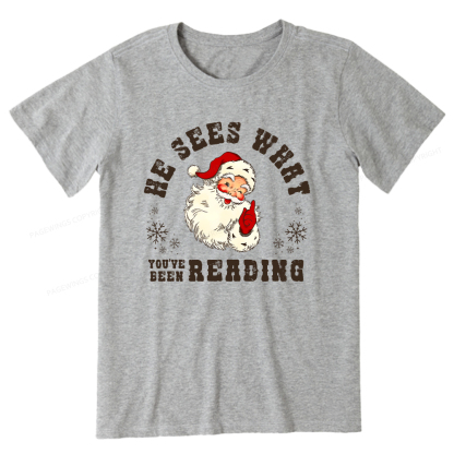 Pagewings He Sees What You've Been Reading Unisex Classic T-shirt
