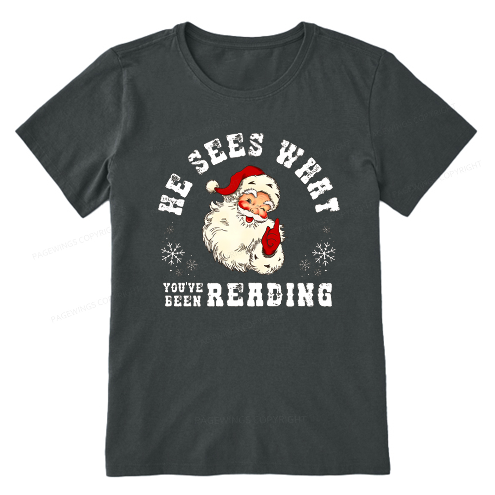 Pagewings He Sees What You've Been Reading Unisex Classic T-shirt