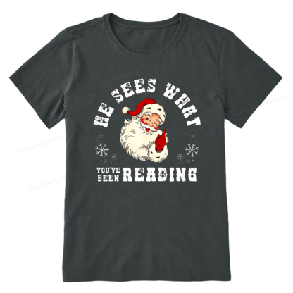 Pagewings He Sees What You've Been Reading Unisex Classic T-shirt