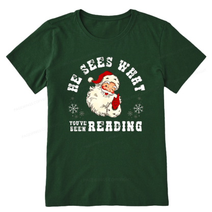 Pagewings He Sees What You've Been Reading Unisex Classic T-shirt