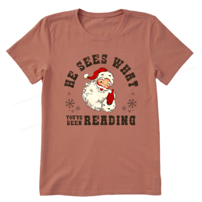 Pagewings He Sees What You've Been Reading Unisex Classic T-shirt