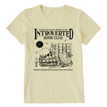 Pagewings Introverted Book Club Unisex Classic T-shirt