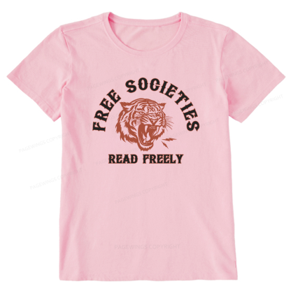 Pagewings Free Societies Read Freely Unisex Classic T-shirt