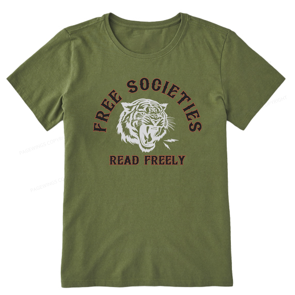 Pagewings Free Societies Read Freely Unisex Classic T-shirt