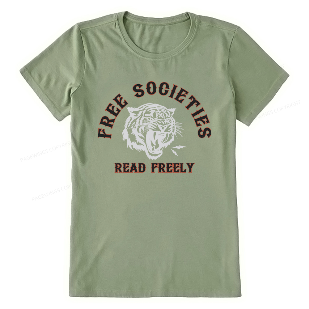 Pagewings Free Societies Read Freely Unisex Classic T-shirt