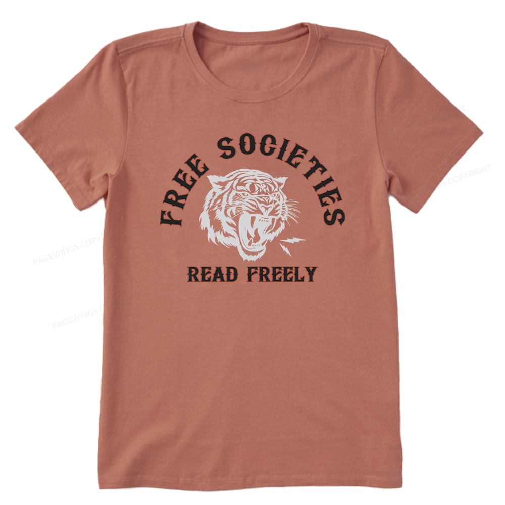Pagewings Free Societies Read Freely Unisex Classic T-shirt