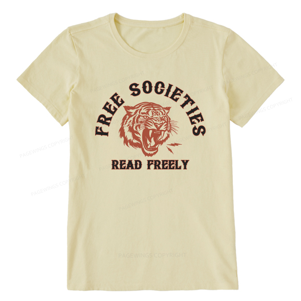 Pagewings Free Societies Read Freely Unisex Classic T-shirt