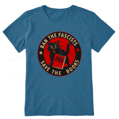Pagewings Ban The Fascists Save The Books Unisex Classic T-shirt