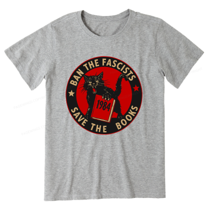 Pagewings Ban The Fascists Save The Books Unisex Classic T-shirt