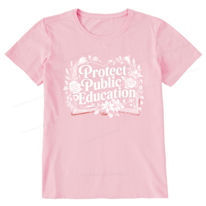 Pagewings Protect Public Education Unisex Classic T-shirt