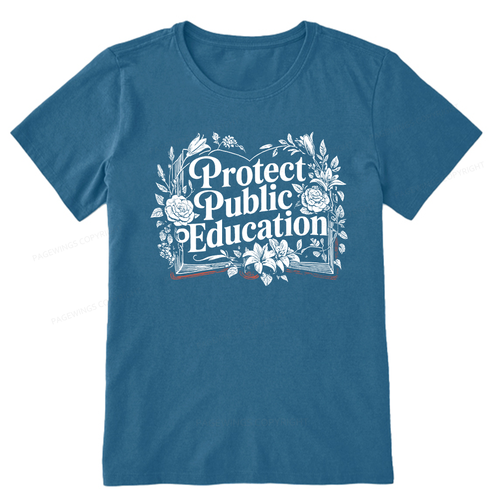 Pagewings Protect Public Education Unisex Classic T-shirt